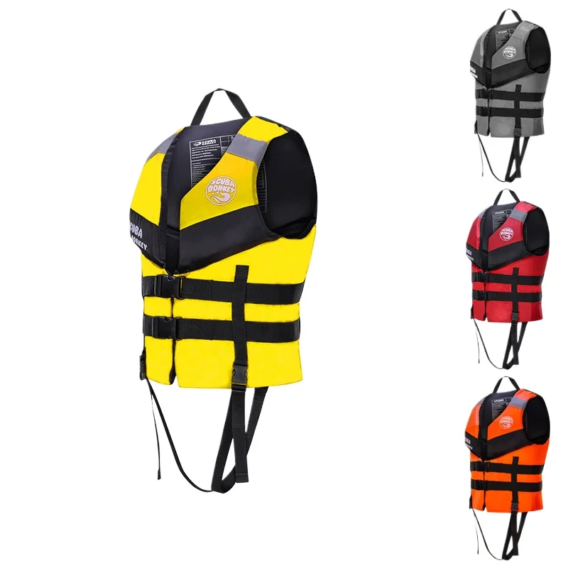 Fishing Jacket Waterproof - Colete Salva-Vidas Familiar para Natação, Rafting