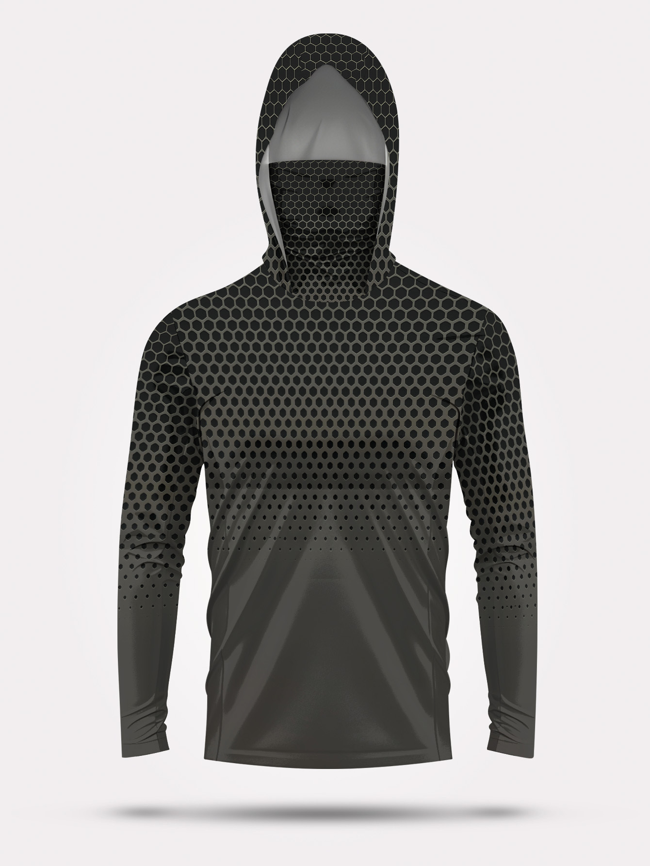 Fishing Shirt Uv Protection - Camisa de pesca masculina com capuz,