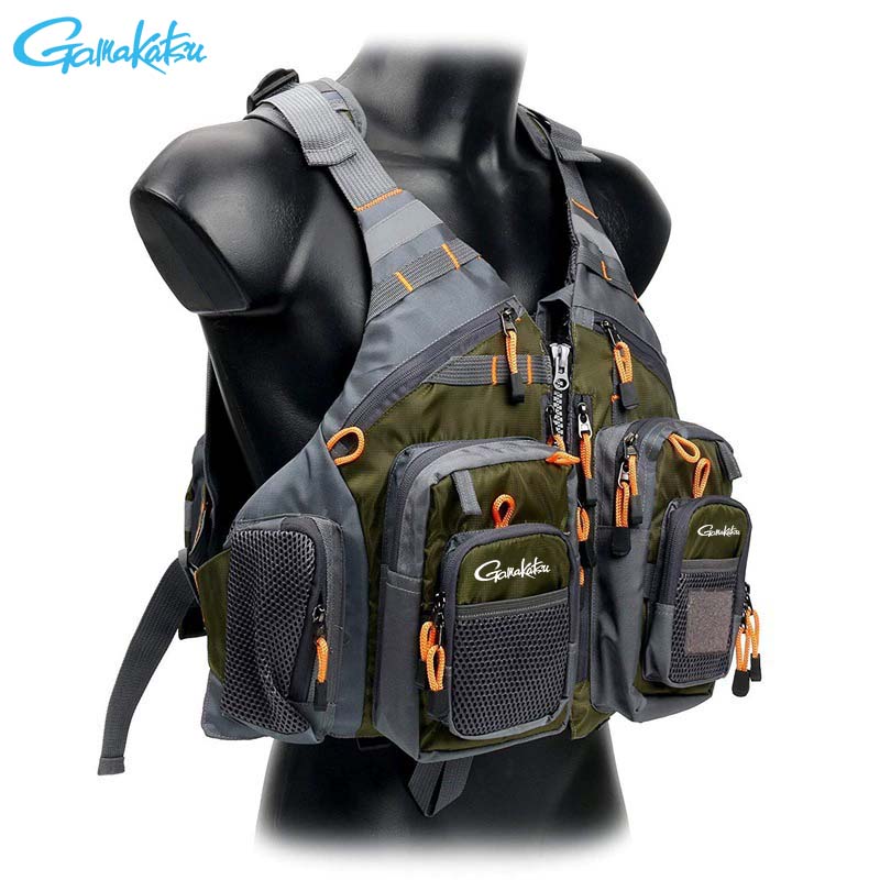 Fishing Jacket Waterproof - Colete Salva-Vidas Gamakatsu para Pesca em