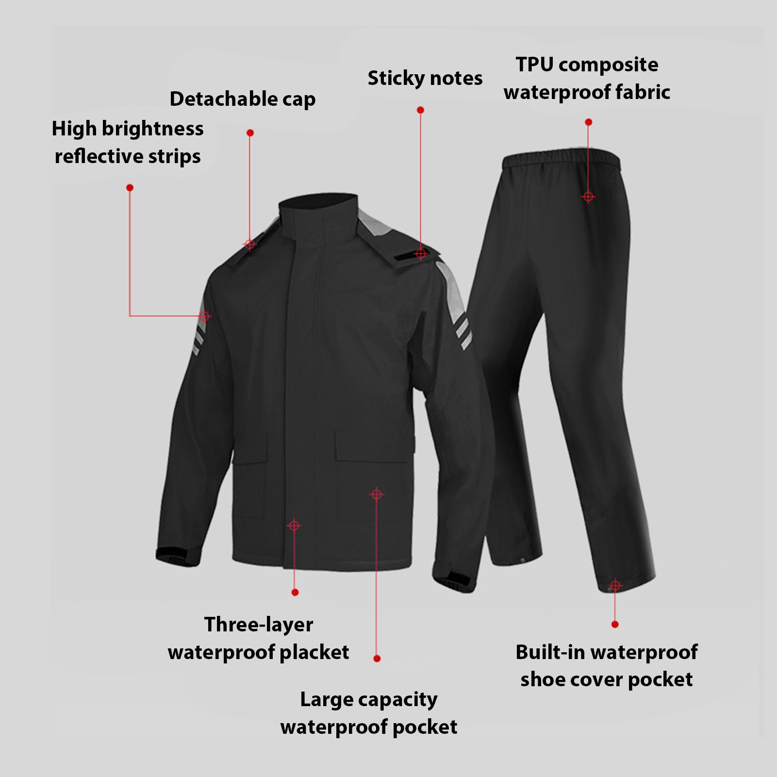 Conjuntos de Chuva Impermeávei - Fishing Rain Suit avaliação e preço
