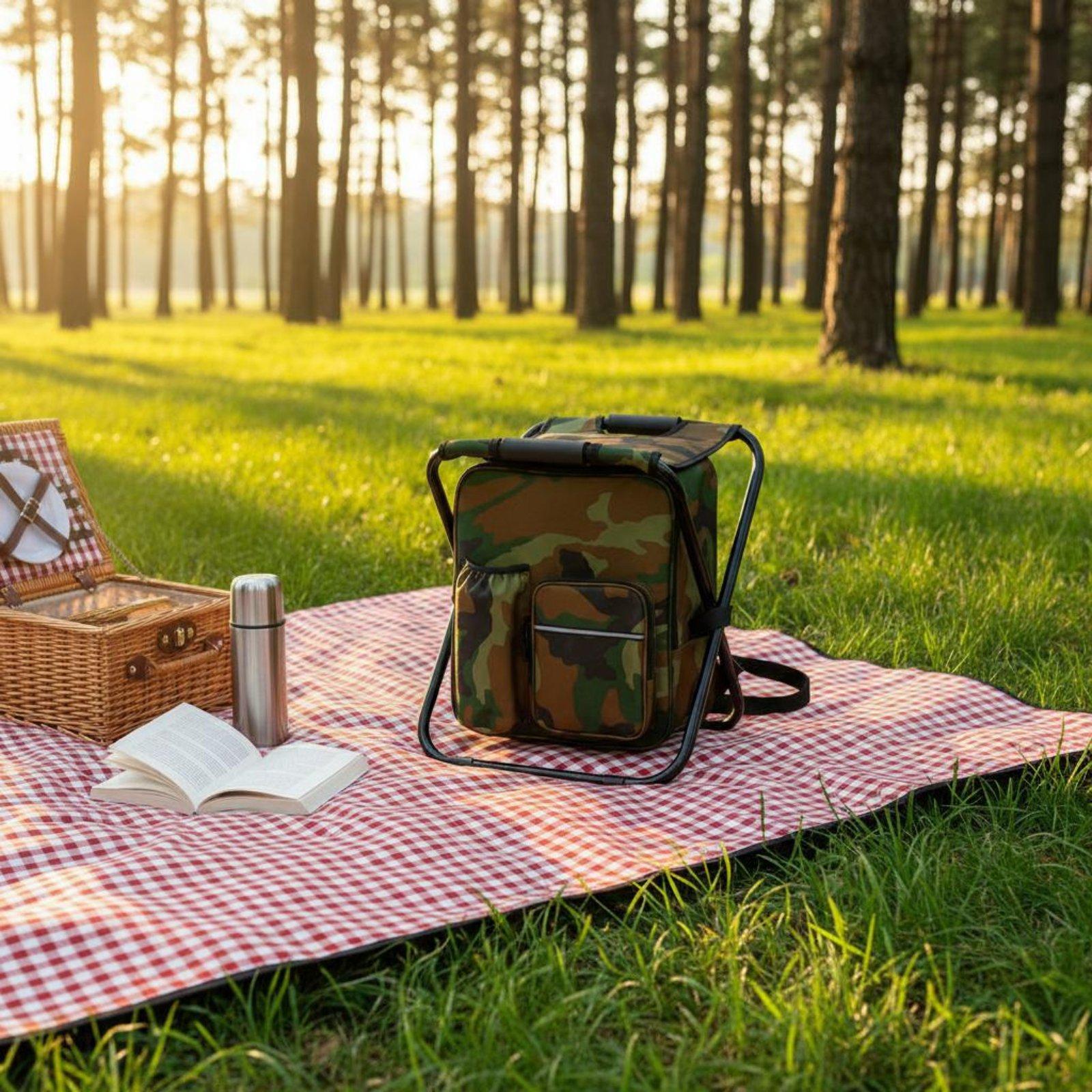 Cadeira Térmica Dobrável para  - Fishing Backpack avaliação e preço