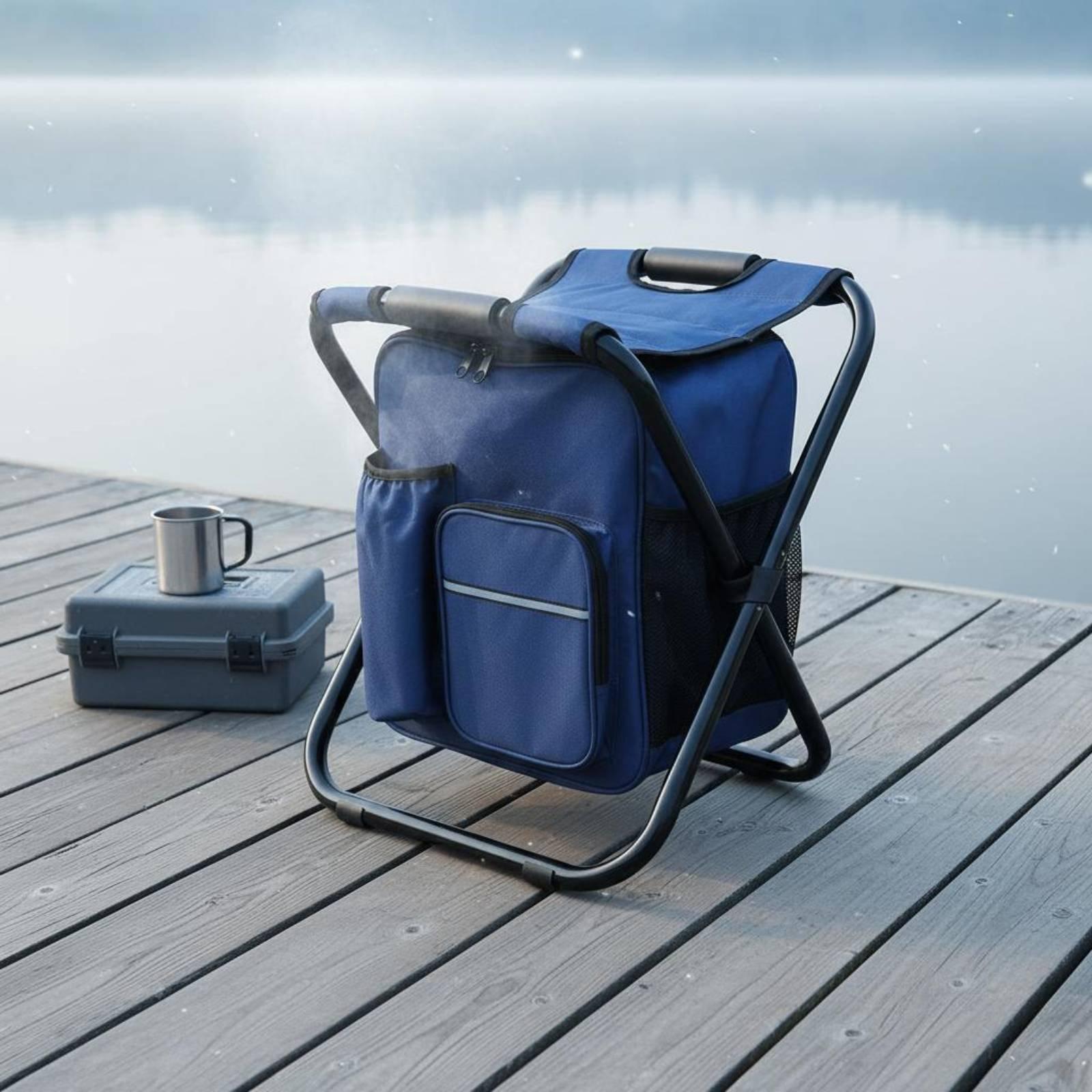 Cadeira Térmica Dobrável para  - Fishing Backpack avaliação e preço