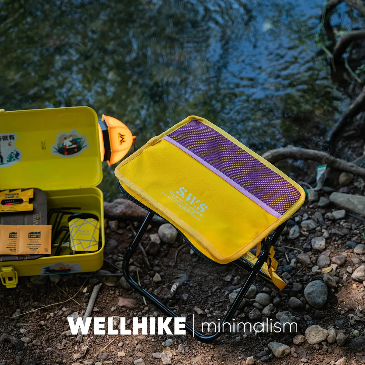 Cadeira Dobrável WELLHIKE com  - Fishing Backpack avaliação e preço